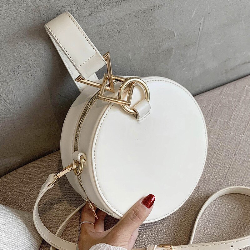 Vrouwen Mini Tas Herfst Winter Mode Ronde Vorm Vrouwen Hand Schoudertas Crossbody Tas Voor Vrouwen Bolsas de Mujer