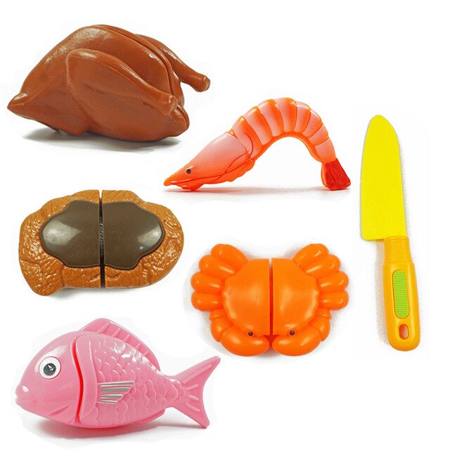 10 PCS Pretend Play Plastic Voedsel Speelgoed Snijden Fruit Groente Voedsel Pretend Play Kinderen Voor Kinderen: Geel