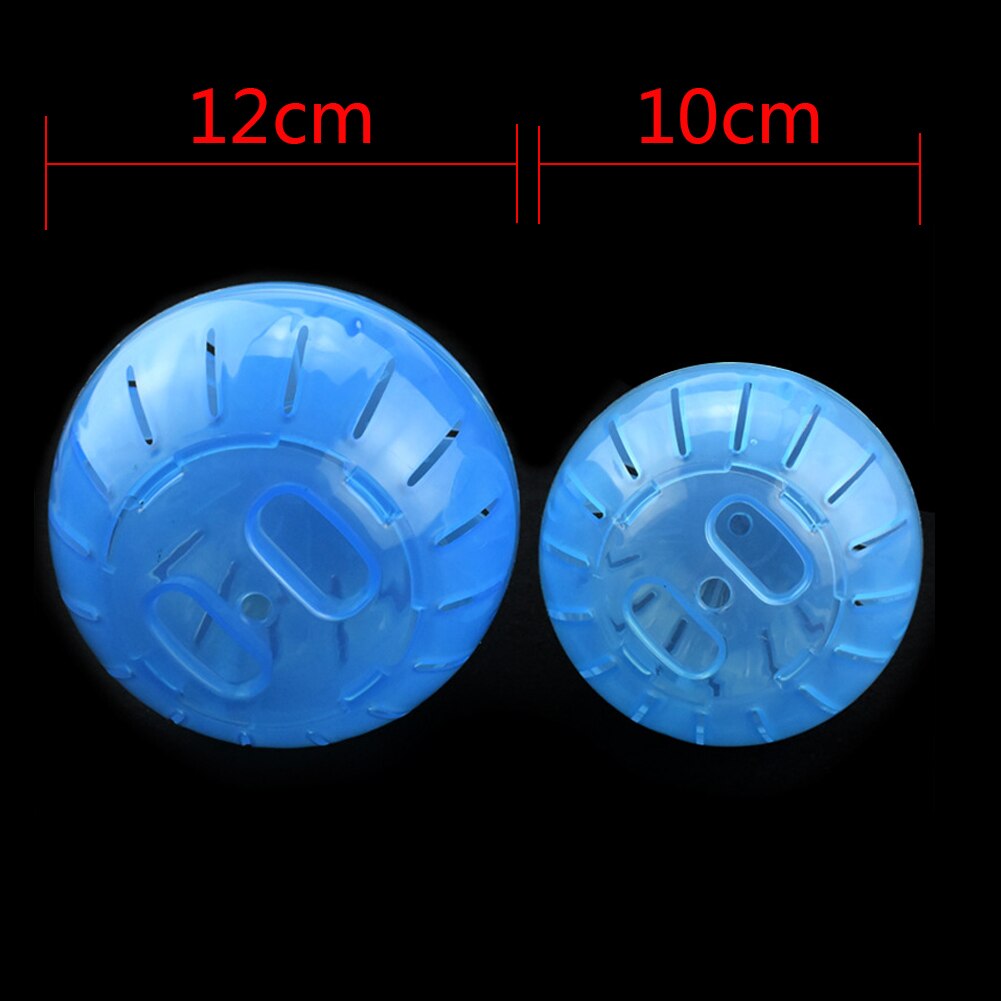 Pet Rodent Mice Jogging Hamster Gerbil Rat Toy Plastic Exercise Ball Lovely Pet Ball Toys 10cm 12cm