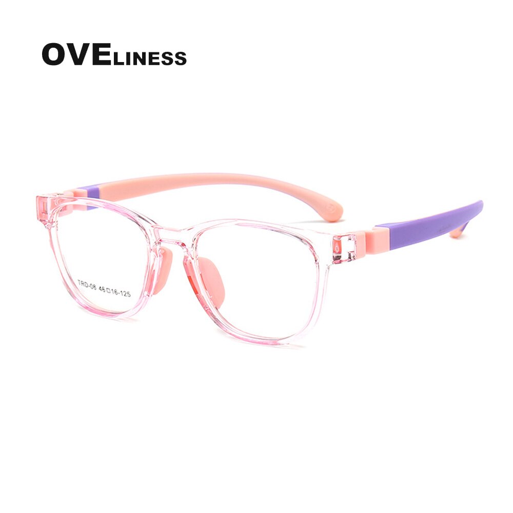 Optical Children eye Glasses Frame boy girl TR90 Myopia Prescription Glasses Protective Kids Glasses eyewear Eyeglasses frames: Yellow