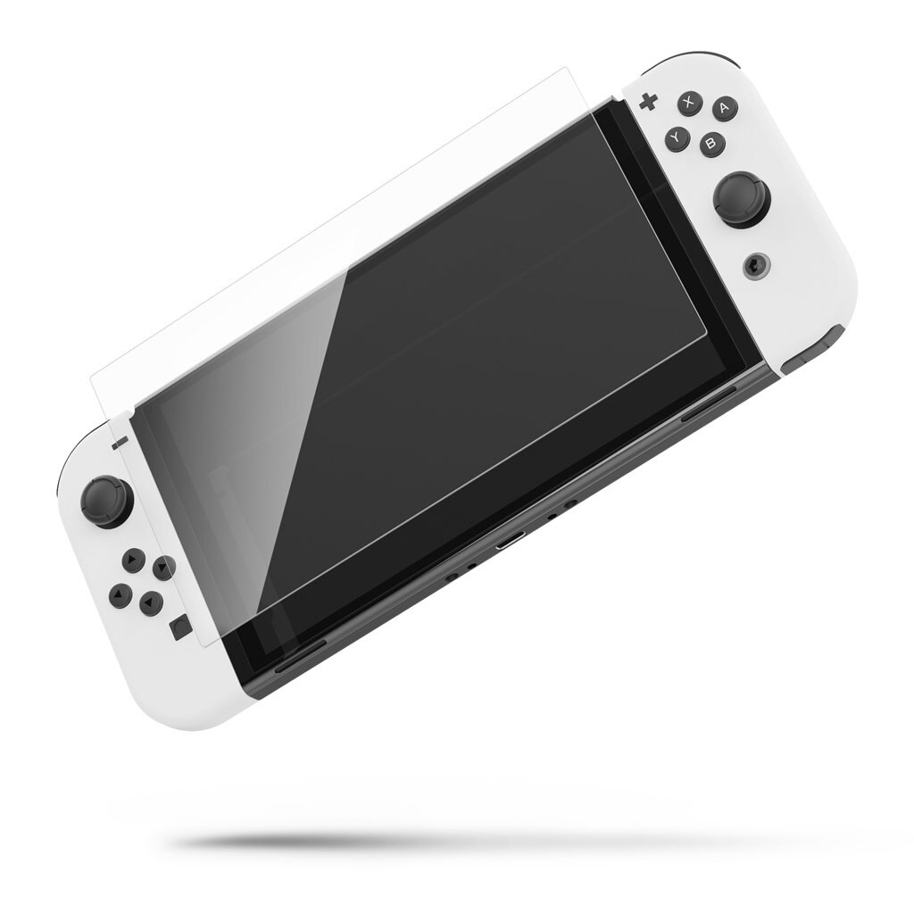 Skull &amp; Co-Protector de pantalla para Nintendo Switch, película de vidrio templado OLED, paquete de 2 uds.