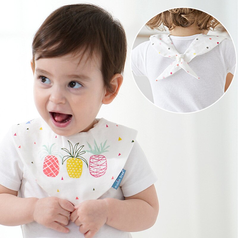 Baby Lätzchen Junge Mädchen Bandana Wasser Absorbieren Lätzchen Spuck Tuch Dreieck Baumwolle Baby Schal Rülpsen Baby Zeug für Neugeborene Zubehör