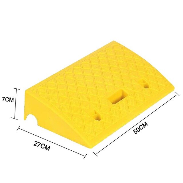 Portable Lightweight Plastic Curb Ramps - Heavy Duty Plastic Threshold Ramp Car Curb Ramp in Tire Accessories