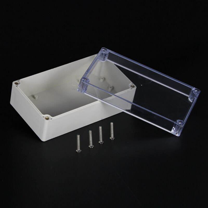 158x90x60mm ABS IP65 Waterproof Plastic Wire Junction Box Transparent Enclosure Clear Project Case Electronic Terminal