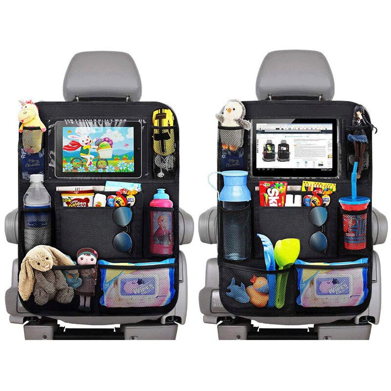 Hirigin Auto Auto Sitz Zurück Organizer Multi-Tasche Lagerung Tasche Tablette Halfter Zubehör