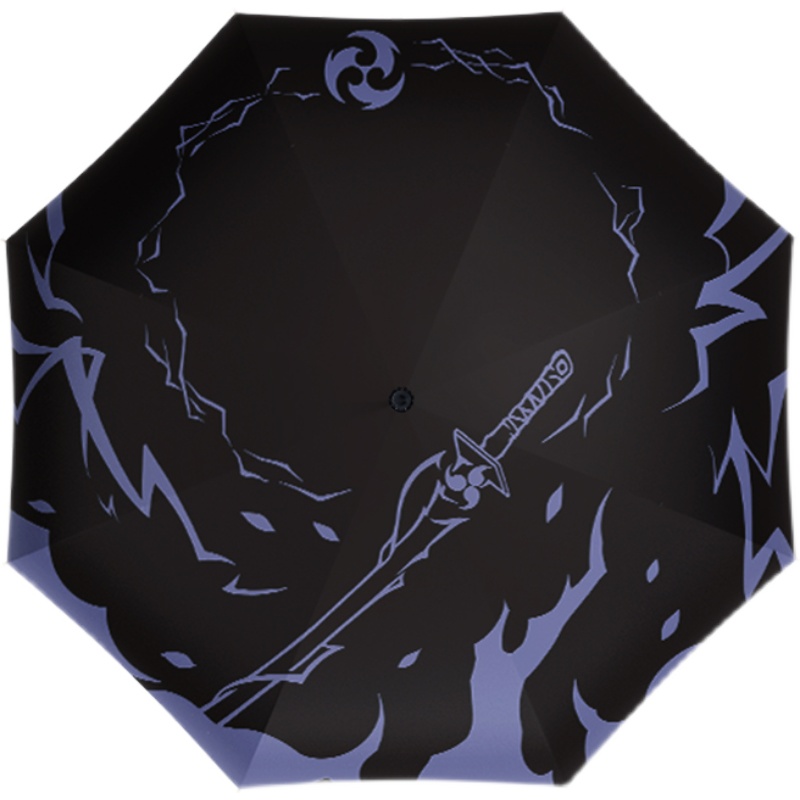 Genshin Impact Furina Neufausse, 10 Sophia 8, Protection Solaire UV, Phare existent et Manuel, Parapluie Pluie,: Orange