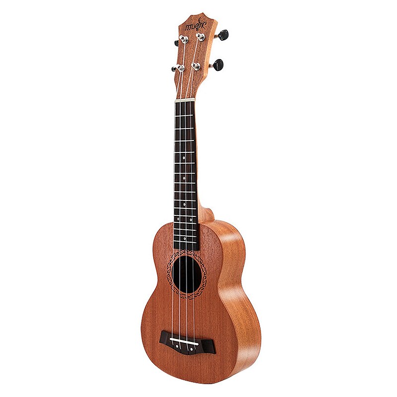 21 Inch Soprano Ukulele Set Sapele Wood 21Inch Hawaii Uke 4 Strings Mini Guitar Rosewood Fingerboard Neck for Beginner