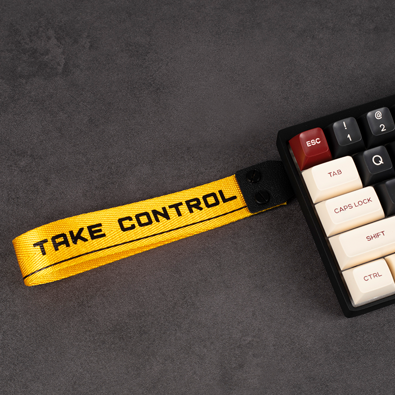 Keyboard Ribbon Latenpow Wooting 60 Keyboard Strap Take Control Nylon Strap for Gaming mechanical keyboard