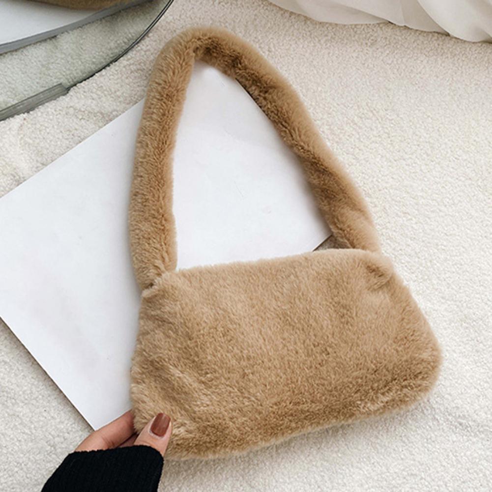 Schultertasche mit leopardenmuster, tragbar, quadratisch, vielseitig kombinierbar, plüsch-achseltasche, bekleidungsaccessoire, tragbare achseltasche mit kuhmuster