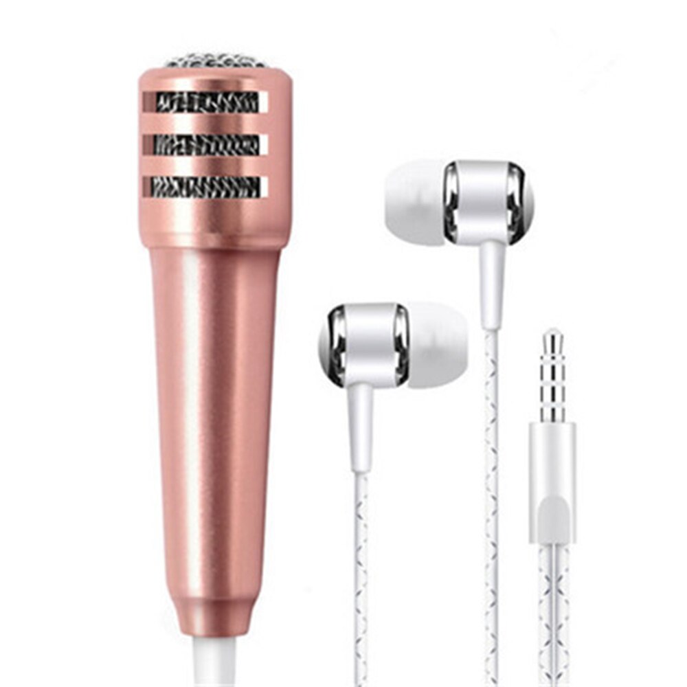 3.5MM Live phone universal wired microphone small microphone mini wheat headset in-ear For Tik Tok kids accessories For girls