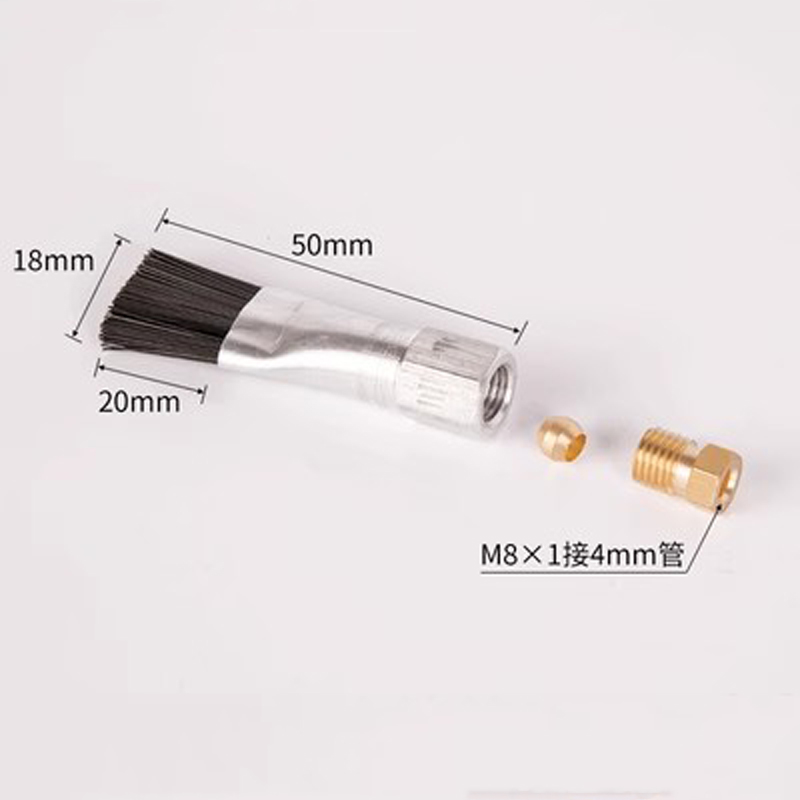 Escalator Automatic Oiling Brush Chain Lubrication Brush M8/M10 For Centralized Lubrication System/CNC Machine Centre 10Pcs
