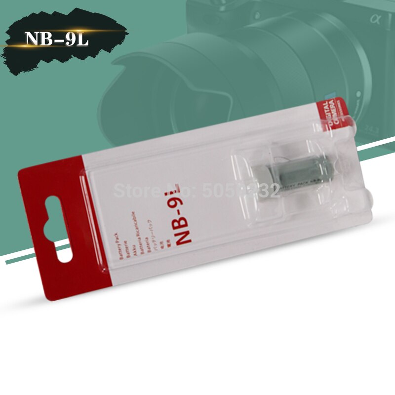 3.5V 870mah NB-9L NB9L Batteries for Canon ELPH 510 520 530 HS SD4500 IS IXUS 1000 1100 500 510 HS IXY 1 3 50S