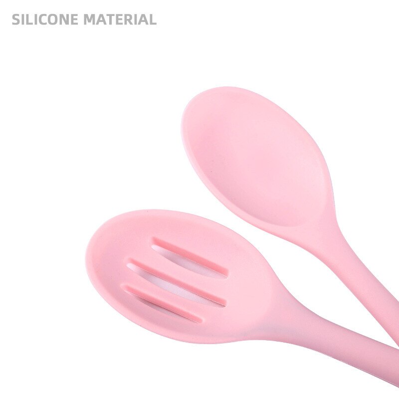 Silicone Kitchen Set 10-Piece Mini Baking Kit Complementary Food Non-stick Spatula Colander Scraper High Temperature Accessories