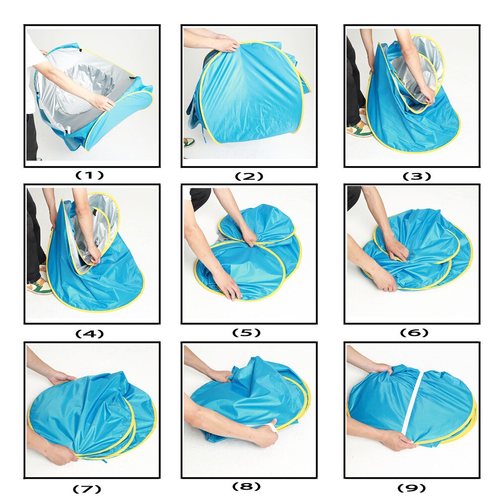 Baby Strand Zelt freundlicher Wasserdichte Pop hoch Sonnenschutz Markise Zelt UV-schutz Sunshelter mit Schwimmbad Kind draussen Camping Sonnenschirm Strand