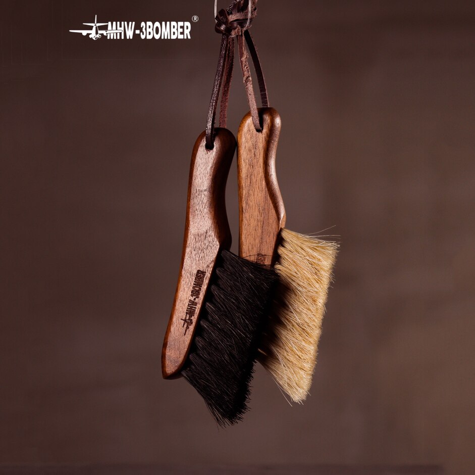 Koffie Borstel Walnoot Handvat Koffiemolen Machine Borstel Paard Haar Houten Stofborstel Cleaning Tools Voor Barista