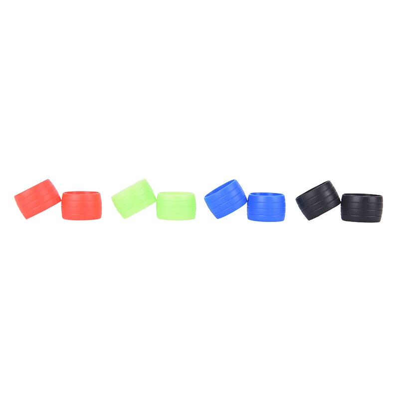 1 Pair Bike Silicone Plug Rubber Anti-Skip Road Bike Plugs For Bar Tape Waterproof Wear Resistant Oudoor Strap Silicone Ring
