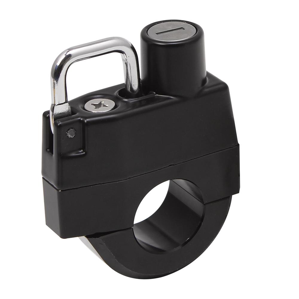 Cadenas de sécurité pour casque moto Cafe Racer | Verrouillage universel de 22mm pour casque de moto, 2 clés