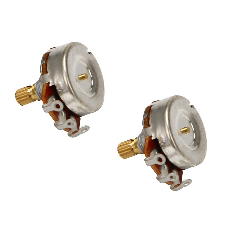 HOMELAND 2Pcs Guitar Pots B250K Big Potentiometer Electric Guitar Bass Volume 15Mm Parts