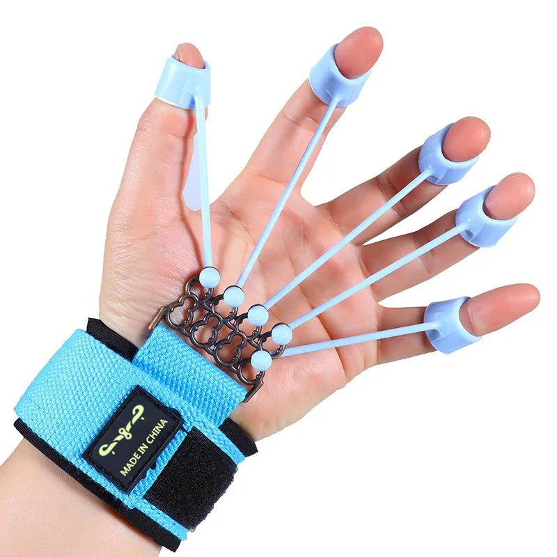 Pinça de mão portátil silicone expansor de dedo aperto de mão treinador de força de pulso exercitador de dedo faixa de resistência fitness