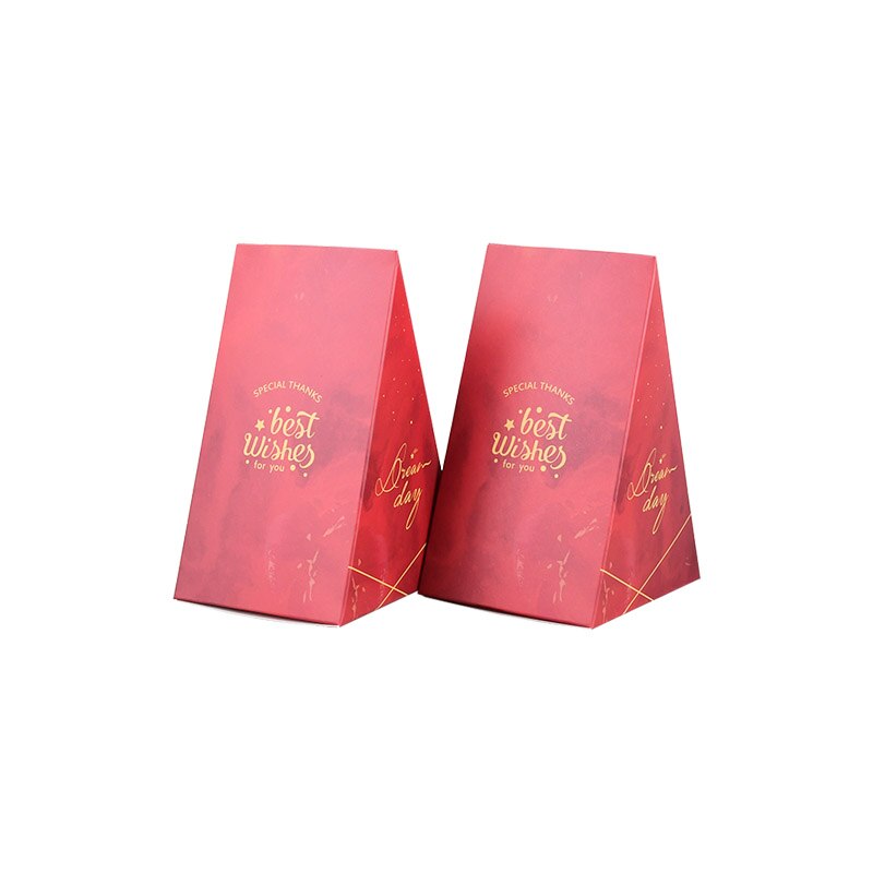 10 sztuk stożek cukierki skrzynka S/L drukowane torby na prezenty pudełka na ślub na urodziny i bociankowe zaopatrzenie solidny czekoladki pakowanie prezentów dekoracje: styl 4-Size S