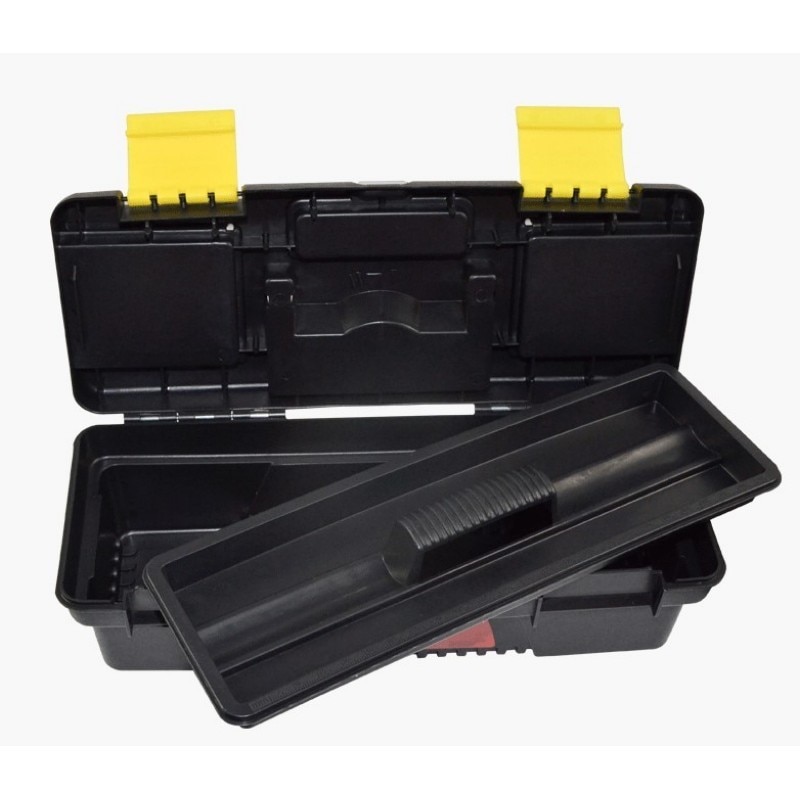 11 Inch 280X117X82Mm Vehicular Multifunctionele Plastic Tool Box Double Layer Opbergdoos Hardware Toolbox Elektricien case