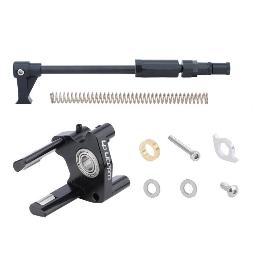 1 Set Ultralight Bike Shifter Lengthened Gear Shifter Aluminum Alloy Bike Derailleur High Hardness Gear Shifter for Brompton: Black