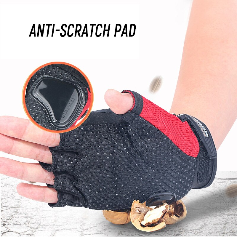 Rijdende tribe handschoenen, halfvingerige motor zomer motor beschermende kleding race scooter fiets unisex fiets handschoenen