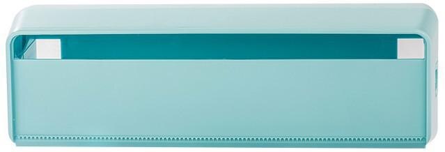 Wall-mounted Food Plastic Cling Wrap Dispenser Preservative Film Cutter Kitchen Tool Accessories Cooking Tools: blue