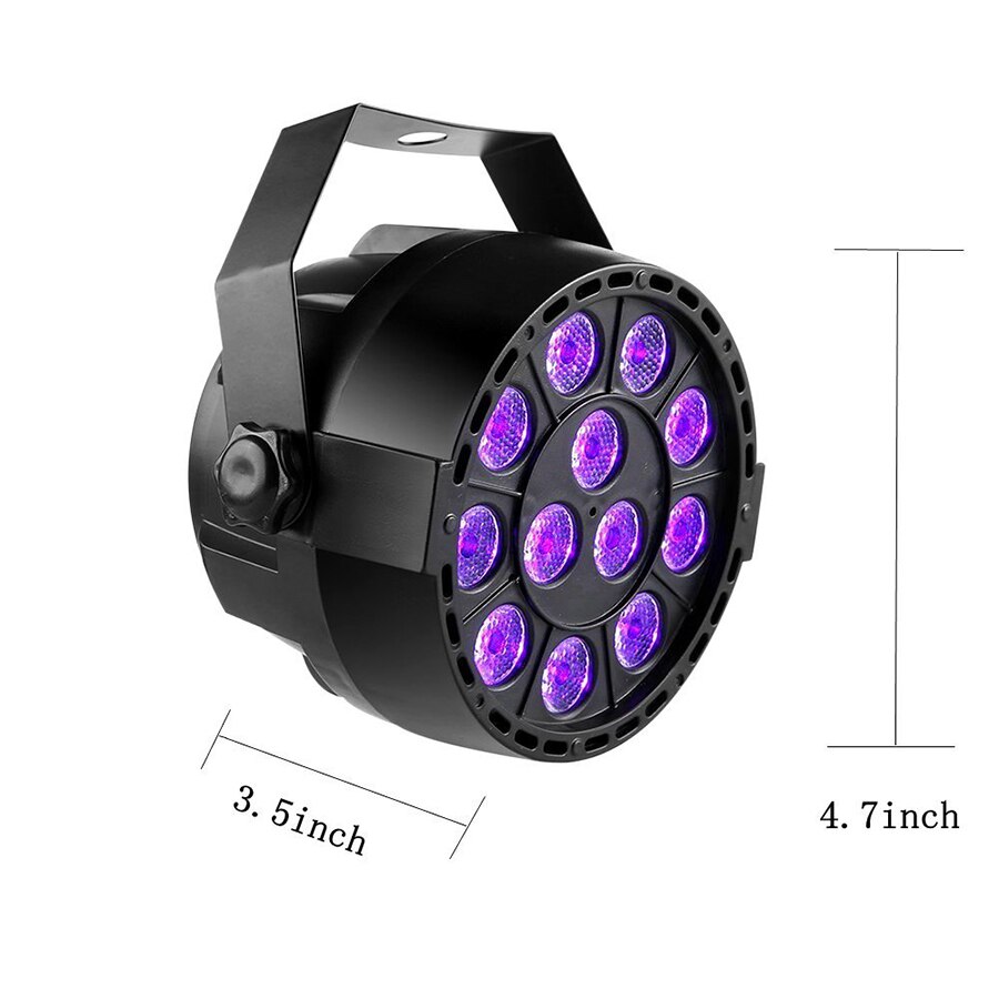 Éclairage de scène DMX512, maître-esclave actif, UV LED 36W, lampe ultraviolette noire, projecteur pour Club Disco