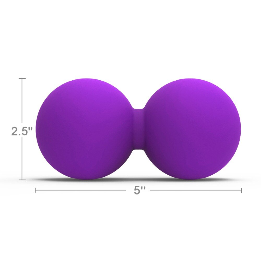 1 Stck Erdnuss Massage Ball Gummi Zurück Massage Ball Abzug Ponit Lacrosse Ball Körper Massage &Ampere; Fitness ÜSpund Bälle