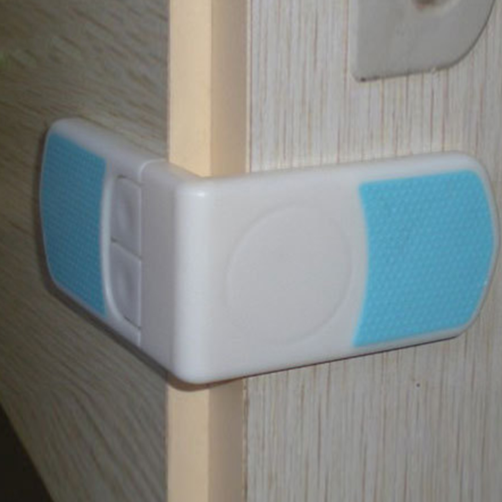 2PCS Child Locks Plastic Drawer Door Cabinet Cupboard Safety Locks Baby Safety Lock Children Security Care Protection Product