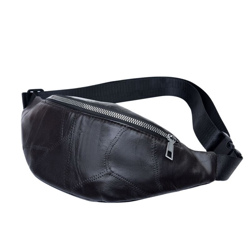Populær dametaske fanny pack pu taske bæltepung lille pung telefonnøgletaske hvid sort taljepakker
