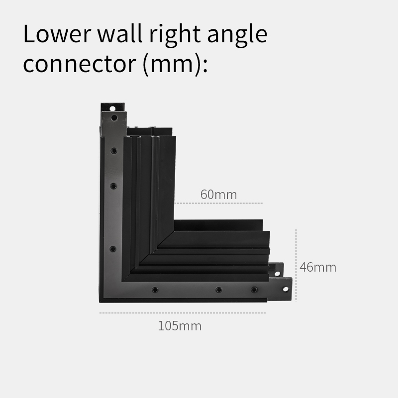SCON Narrow Magnetic Track Light Borderless Recessed Rail Lighting Living Room Kitchen Ceiling Spotlight Mini Track Light: dark green / Blue