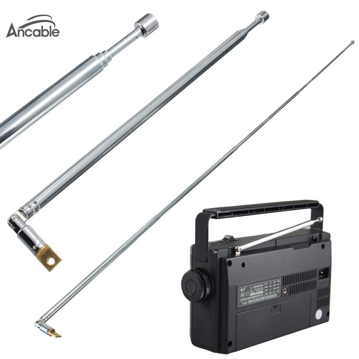 5-Pack Telescopic Antenna for DE1103 DE1104 DE1106 DE1107 DE1121 G5 E5 radios