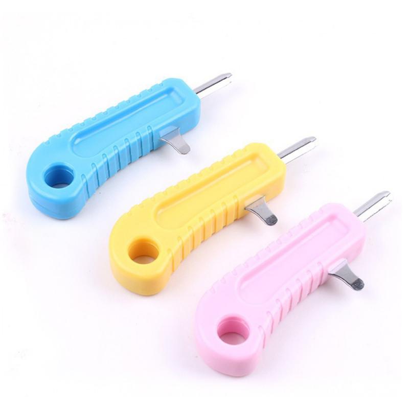 1* Nut Cracker Pistachio Nut Opener Stainless Steel Plastic Handle Nut Open Tool Sheller Manual Nut Opener Kitchen Accessories