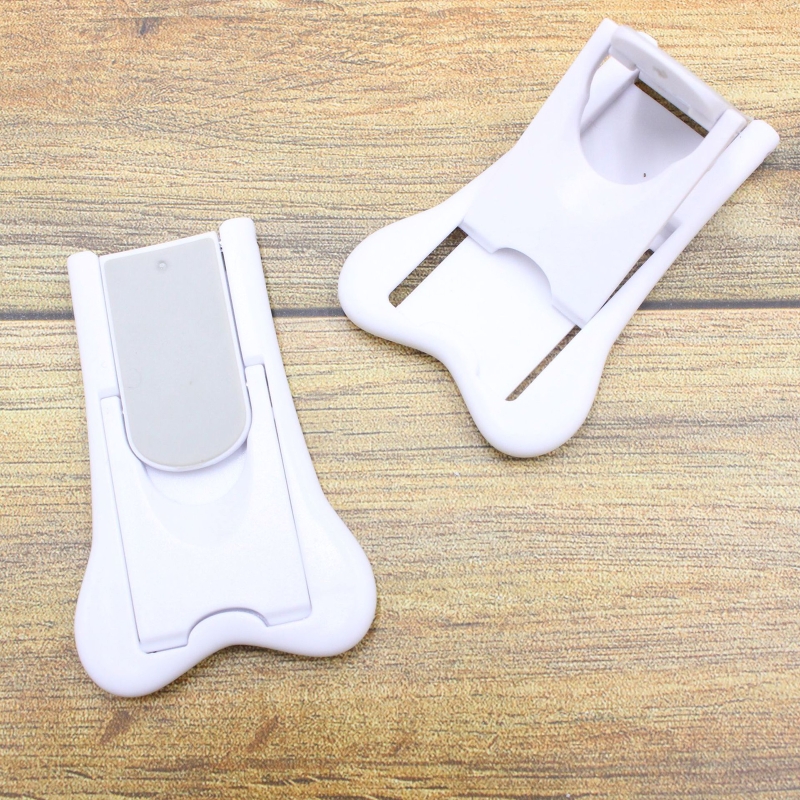 4 pièces de serrures de porte de sécurité Anti-pincement ABS pour bébé, protection de doigt de serrure de fenêtre Mobile