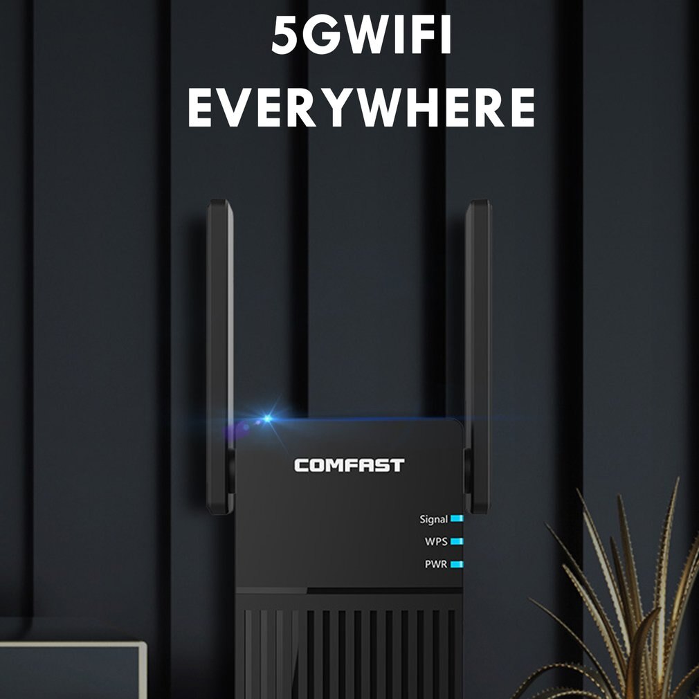 1200Mbps Long Range Dual Band 2.4 + 5Ghz Draadloze Wifi Router High Power Wifi Repeater Wifi Extender Wlan wifi Amplifer