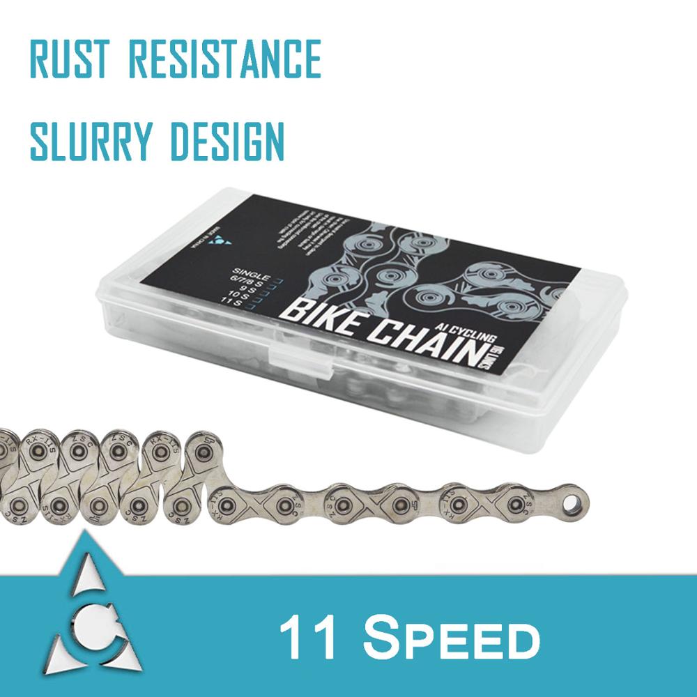 Mountain Bicycle Road Bike Chain 11 Speed bike chain 116 links For Shimano Campagnolo and SRAM