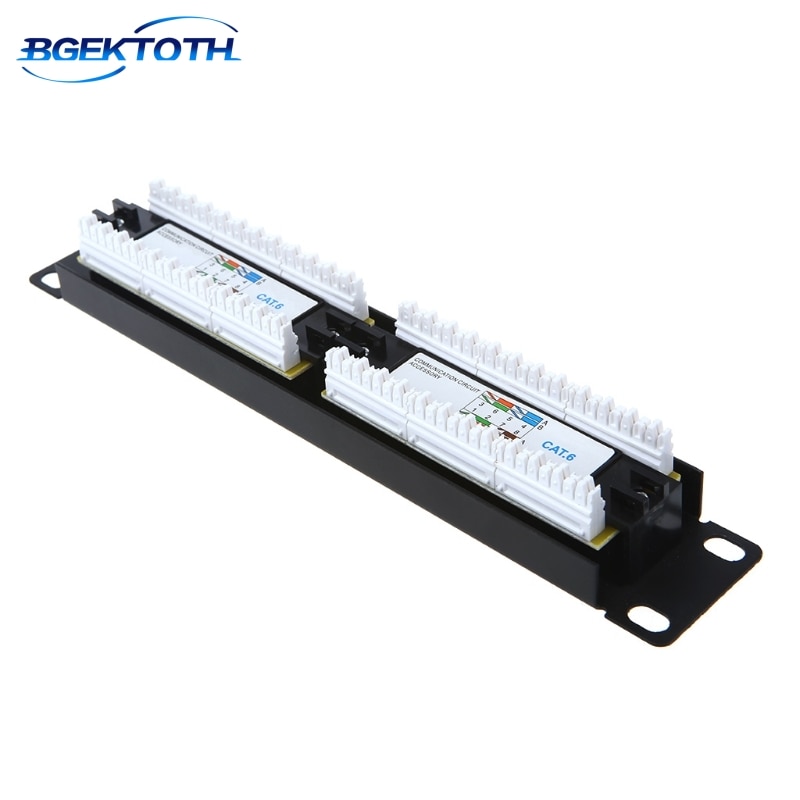 12 -porttinen verkkokaapeli patch panel patch panel utp lan verkkosovittimen kaapelin liitin maalis 29