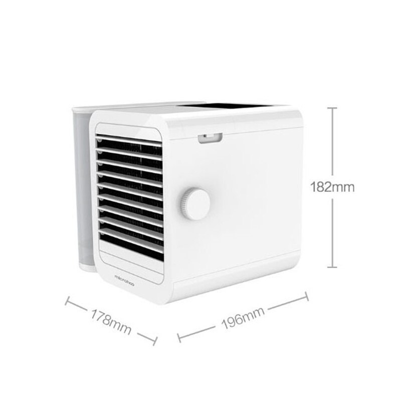 Mini Air Conditioner Touch-Screen 1000ml Water Capacity Air Cooler Fan Home Office Energy Saving Timing Cooling Fan: Default Title