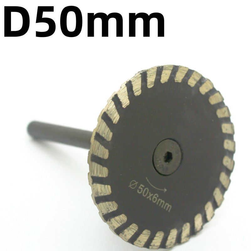 Mini Diamond Saw BIade 6mm shank Carving Grinding Cutting Disc for Granite Marble Stone Concrete cutting tool: Red