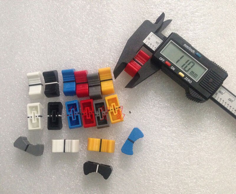 100 sztuk 8 MM mikser potencjometr suwakowy suwak garnek czapka/głośnik sceniczny wzmacniacz miksujący przełącznik czapka 6 kolor