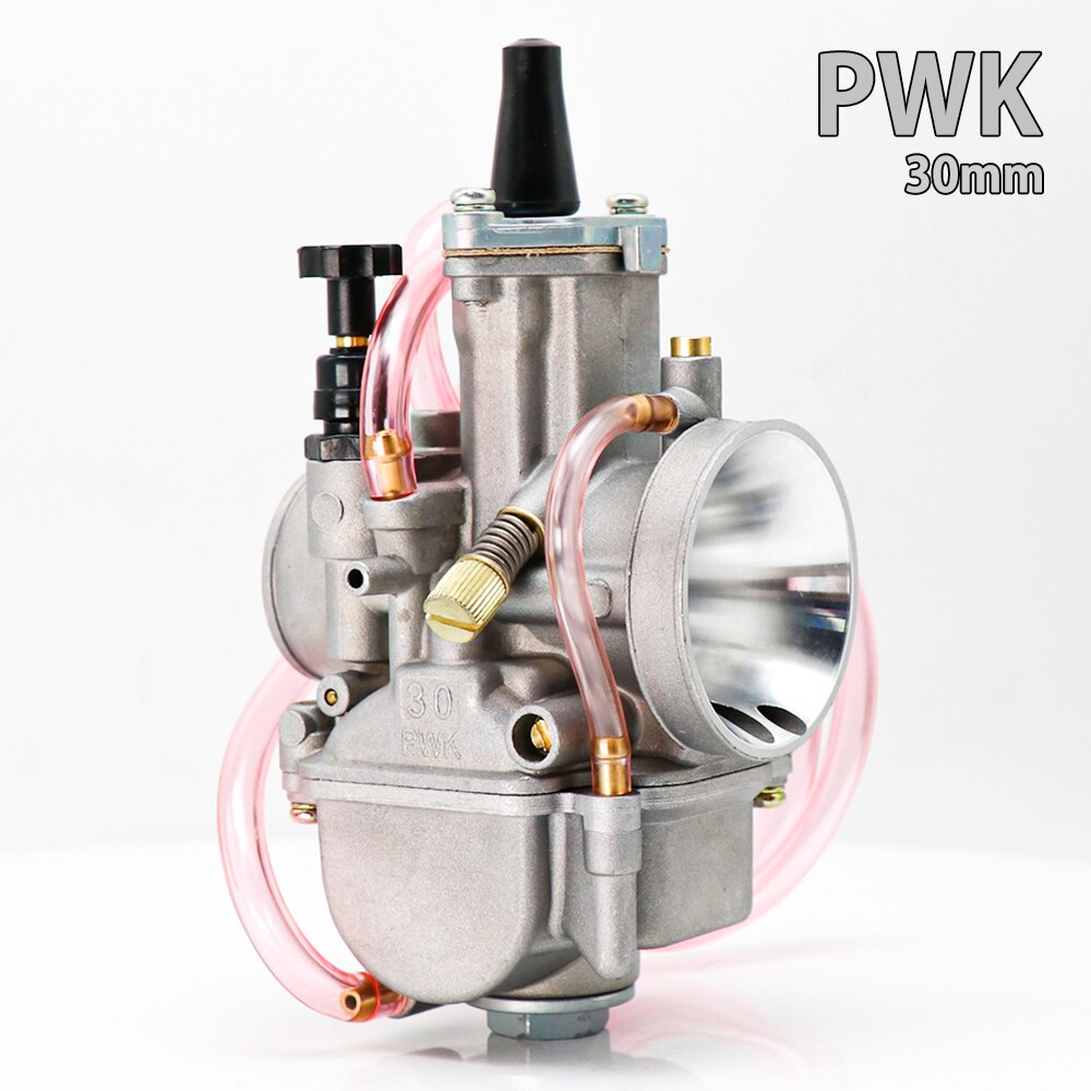 Carburador de carreras Universal ZS para Moto PWK 21 24 26 28 30 32 34 2T 4T para Keihin Koso PWK con Power Jet para 75 cc-250cc: 30mm