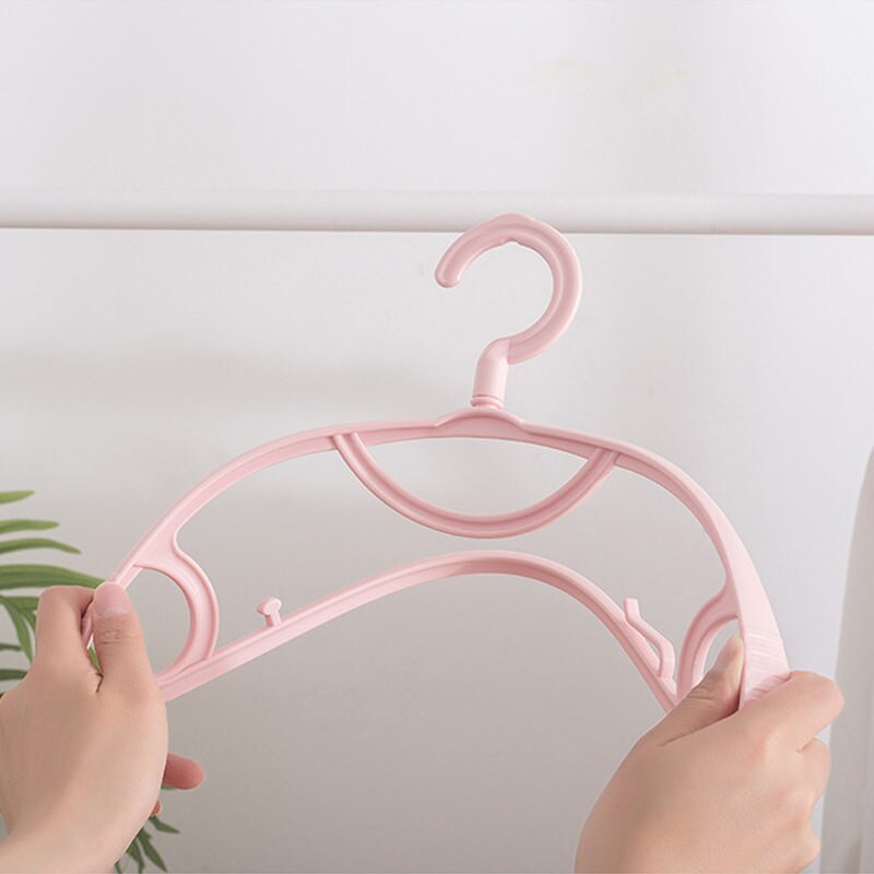 Clothes Drying Rack Plastic Anti-slip Adult Clothes Rack Hanging Clothes Brace Clothes Hanger Storage Rack For Clothes