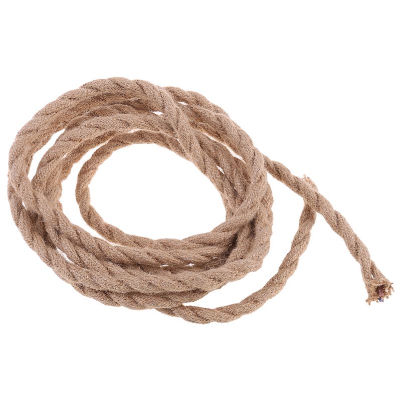 Cable trenzado de cuerda Vintage para lámpara, Cable de luz eléctrica, colgante Retro, LED Vintage O30 20, 1/3/10M, 2x0,75