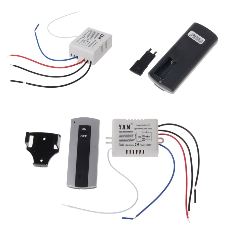 Wireless 1 Channel 2 Channel 3 Channel ON/OFF Lamp Remote Control Switch Receiver Transmitter G08 for switch