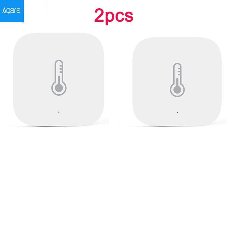 groupée Xiaomi Mijia capteur de température et d'humidité intelligent mettre le travail de bureau à domicile de bébé avec l'application passerelle Android IOS MIhome: aqara 2pcs