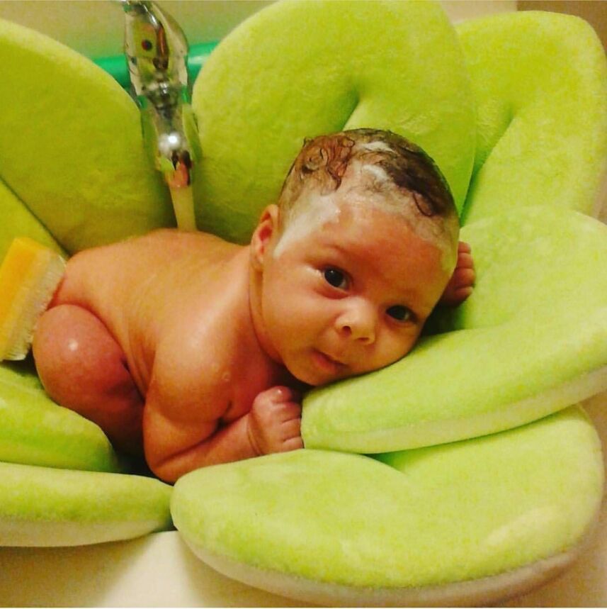 Bañera antideslizante de flores para bebé, soporte para baño de seguridad infantil, cojín para bañera, tapete para asiento de Ducha