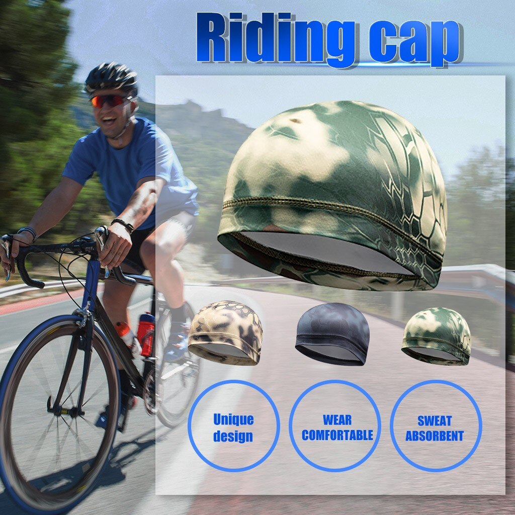 Riding Cap Anti-Zweet En Sneldrogende Helm Rijden Cap Sport Cap Volwassen Outdoor Fiets Motorfiets Riding Cap # YL5