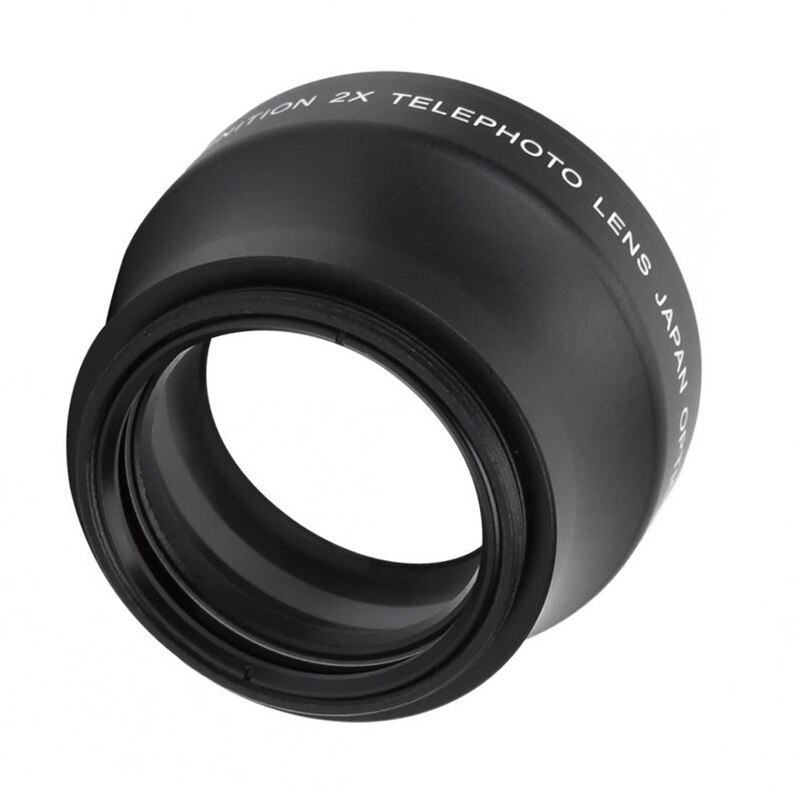 Teleobjetivo de convertidor de alta definición de 37mm 2X nificación para lentes de foto Tele de cámara de longitud Focal de 37mm 18-55